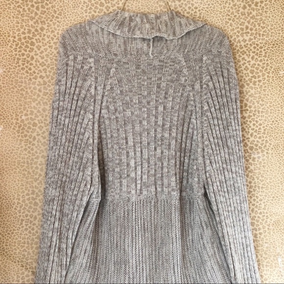 Apt 9 Gray Open Faced Cocoon Cardigan, Size L - Picture 11 of 14